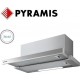 Pyramis Essential 065017302 60cm Λευκός Turbo Συρόμενος Απορροφητήρας